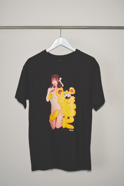 【AOI IBUKI】SANTAGIRLS TEE BLACK/XLサイズ 画像8