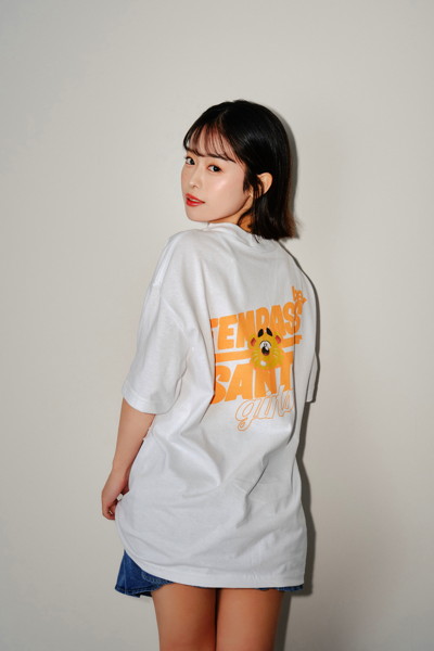 【MINAMO】SANTAGIRLS TEE WHITE/XLサイズ 画像1