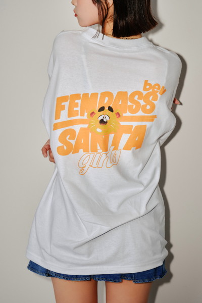 【MINAMO】SANTAGIRLS TEE WHITE/XLサイズ 画像7