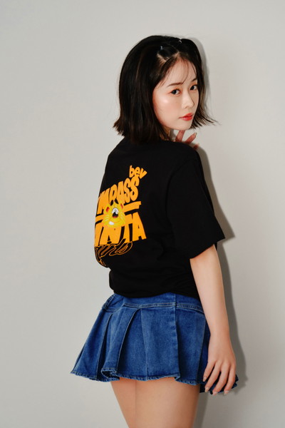 【MINAMO】SANTAGIRLS TEE BLACK/Lサイズ 画像1
