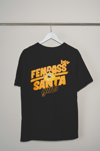 【MINAMO】SANTAGIRLS TEE BLACK/XLサイズ 画像9