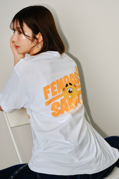 【KAEDE KAREN】SANTAGIRLS TEE WHITE/XLサイズ 画像1
