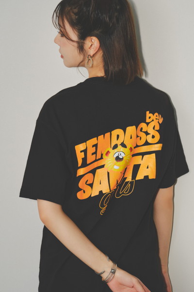 【KAEDE KAREN】SANTAGIRLS TEE BLACK/Lサイズ 画像7