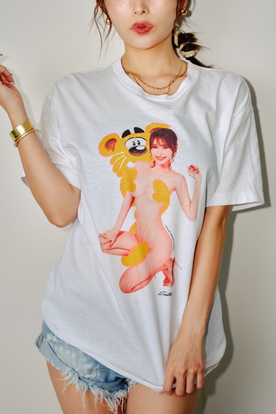 【ITO MAYUKI】SANTAGIRLS TEE WHITE/Lサイズ 画像6