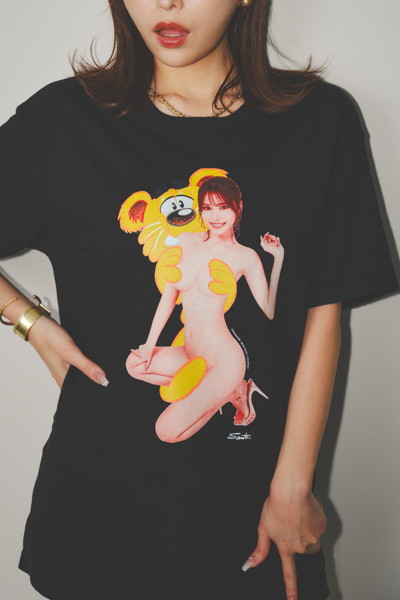 【ITO MAYUKI】SANTAGIRLS TEE BLACK/XLサイズ 画像6