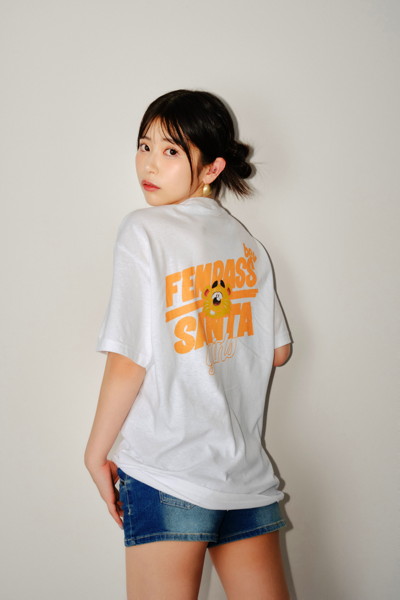 【AOI IBUKI】SANTAGIRLS TEE WHITE/Lサイズ 画像1