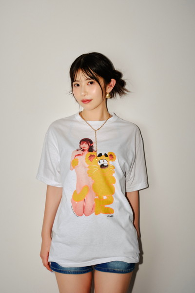 【AOI IBUKI】SANTAGIRLS TEE WHITE/Lサイズ 画像3