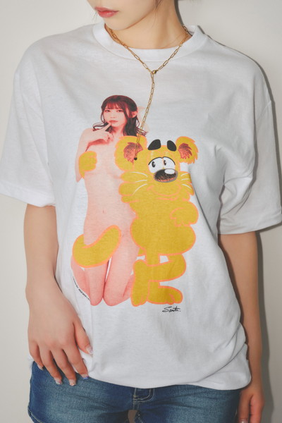 【AOI IBUKI】SANTAGIRLS TEE WHITE/Lサイズ 画像6