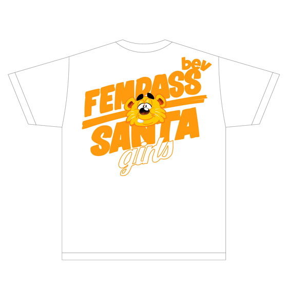 【AOI IBUKI】SANTAGIRLS TEE WHITE/Lサイズ 画像11