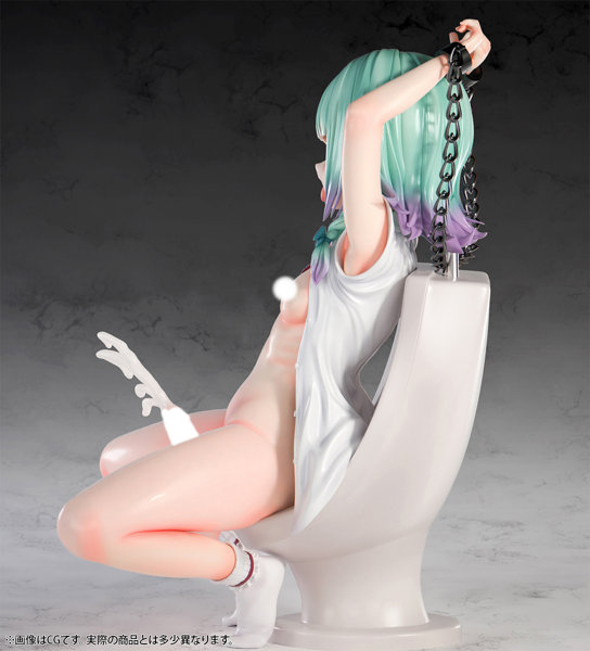 肉感少女 性処理トイレのふたなり娘 翠希 1/6スケール塗装済み完成品フィギュア 画像4
