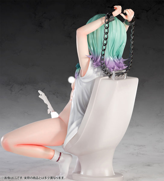 肉感少女 性処理トイレのふたなり娘 翠希 1/6スケール塗装済み完成品フィギュア 画像5