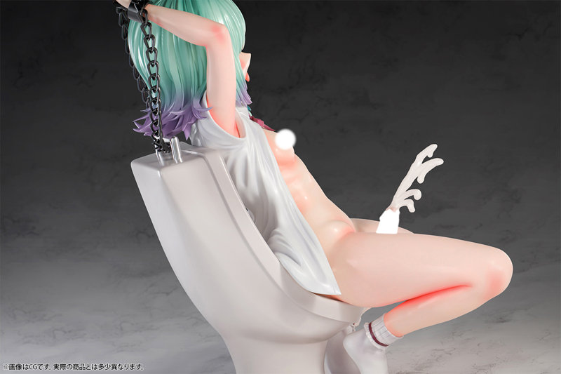 肉感少女 性処理トイレのふたなり娘 翠希 1/6スケール塗装済み完成品フィギュア 画像15