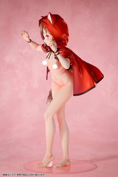 肉感少女 裸の赤ずきん オオカミちゃん 1/4スケール塗装済み完成品フィギュア 画像4