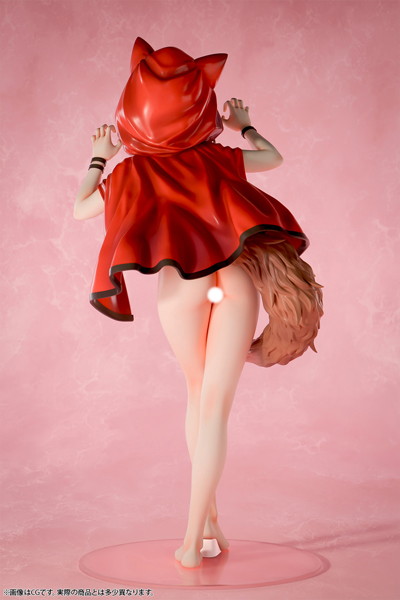 肉感少女 裸の赤ずきん オオカミちゃん 1/4スケール塗装済み完成品フィギュア 画像6