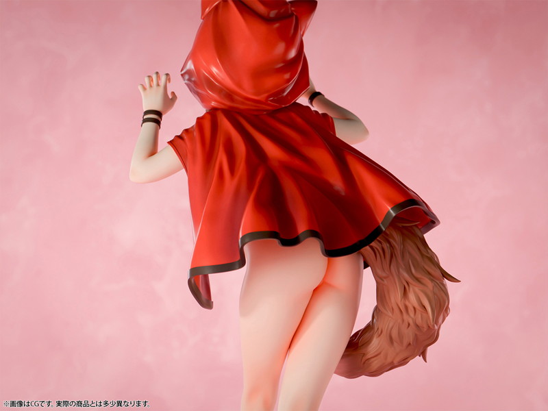 肉感少女 裸の赤ずきん オオカミちゃん 1/4スケール塗装済み完成品フィギュア 画像16