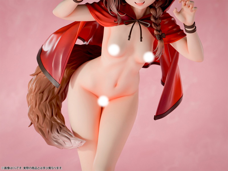 肉感少女 裸の赤ずきん オオカミちゃん 1/4スケール塗装済み完成品フィギュア 画像17