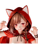 肉感少女 裸の赤ずきん オオカミちゃん 1/4スケール塗装済み完成品フィギュア