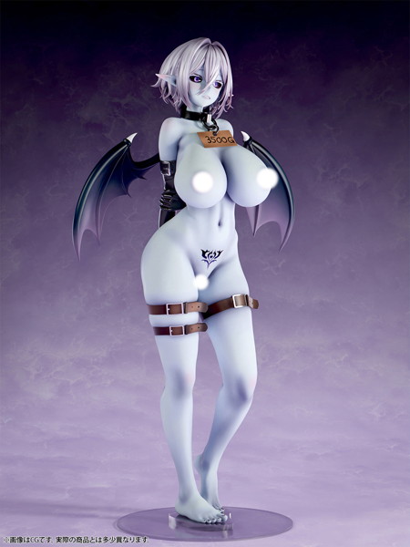 肉感少女 異世界の奴○市 出品番号01 青肌サキュバス 1/4スケール塗装済み完成品フィギュア 画像1