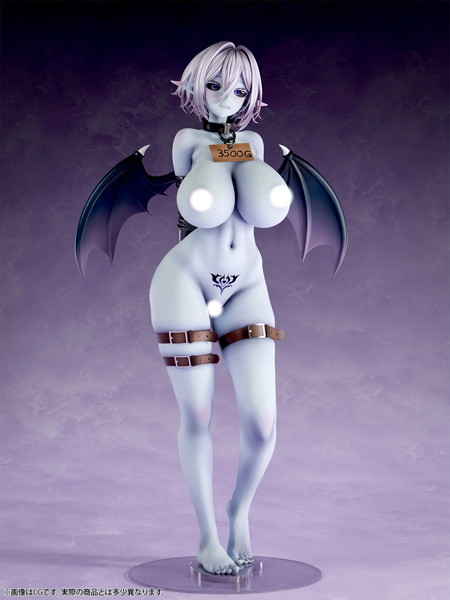 肉感少女 異世界の奴○市 出品番号01 青肌サキュバス 1/4スケール塗装済み完成品フィギュア 画像2