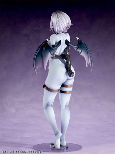 肉感少女 異世界の奴○市 出品番号01 青肌サキュバス 1/4スケール塗装済み完成品フィギュア 画像6