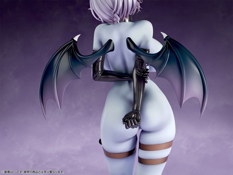 肉感少女 異世界の奴○市 出品番号01 青肌サキュバス 1/4スケール塗装済み完成品フィギュア 画像15