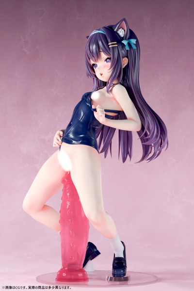 肉感少女 本当に入るの?ちび猫娘の好奇心 猫春ひめこ 1/5スケール塗装済み完成品フィギュア 画像3