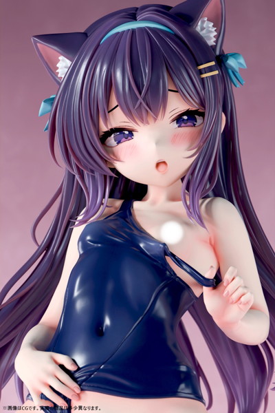 肉感少女 本当に入るの?ちび猫娘の好奇心 猫春ひめこ 1/5スケール塗装済み完成品フィギュア 画像10