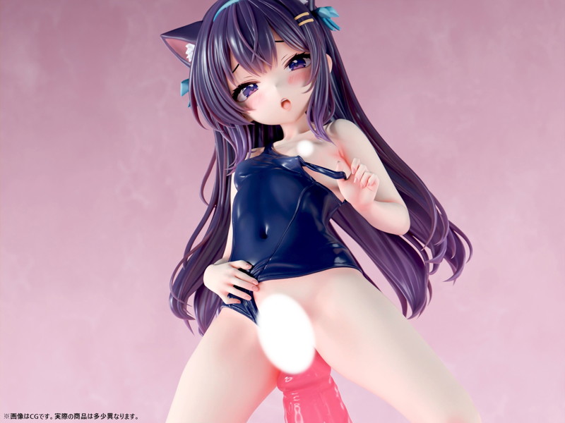 肉感少女 本当に入るの?ちび猫娘の好奇心 猫春ひめこ 1/5スケール塗装済み完成品フィギュア 画像16