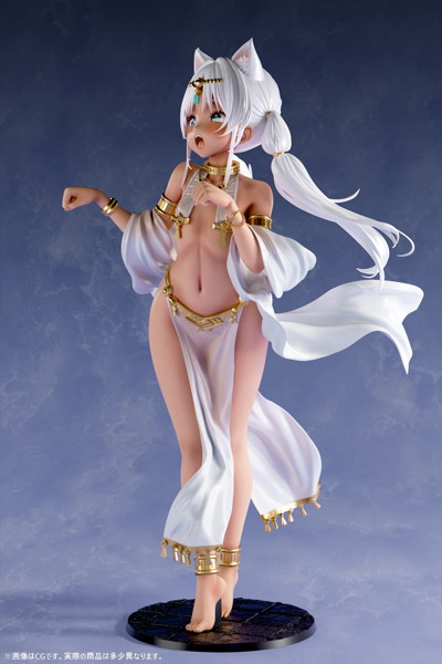 肉感少女 褐色猫娘 マルマル 1/4スケール塗装済み完成品フィギュア 画像6