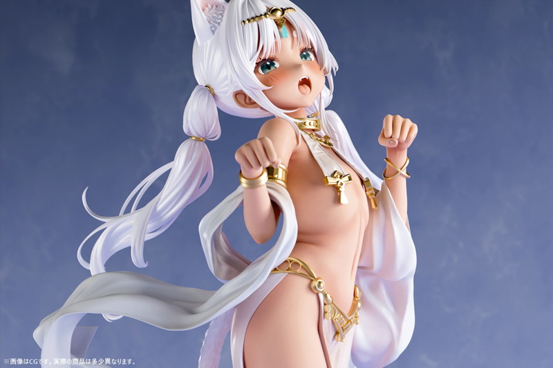 肉感少女 褐色猫娘 マルマル 1/4スケール塗装済み完成品フィギュア 画像20