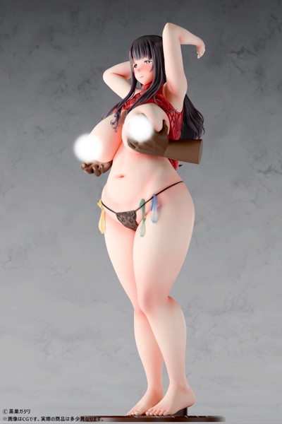 黒巣ガタリ『ワイルド式日本人妻の寝取り方』鴨添楓 眼鏡無しver. 1/4スケール塗装済み完成品フィギュア 画像14