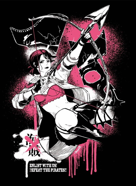 【ITO MAYUKI】JAV Anti Piracy Project T-shirts/Lサイズ 画像12