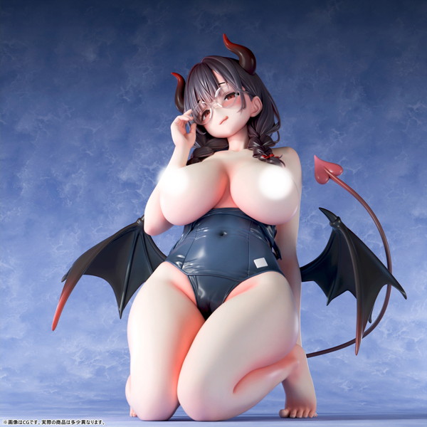 肉感少女 クラスの地味子がサキュバスだった 夢咲さよ 1/5スケール塗装済み完成品フィギュア 画像12