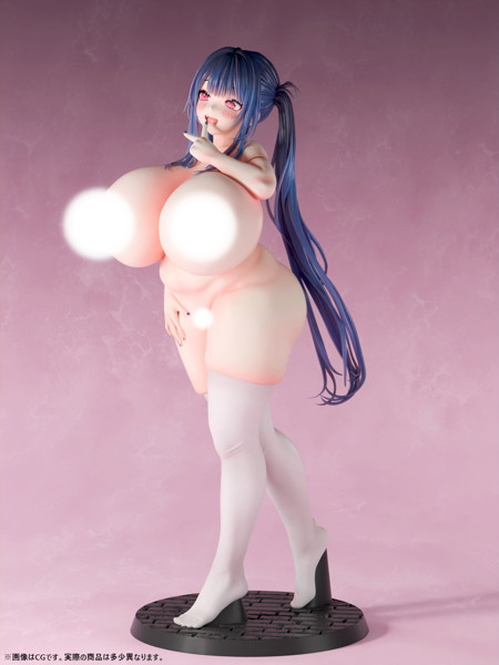 肉感少女 爆乳ツインテール サファイア 1/6スケール塗装済み完成品フィギュア 画像4