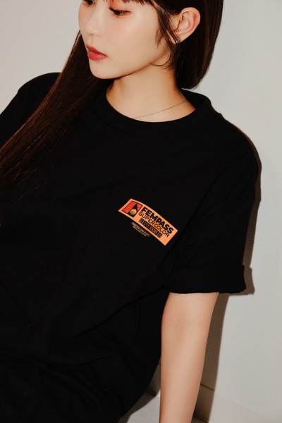 【ONO RIKKA】BLACK FILM T-shirts/Lサイズ 画像1