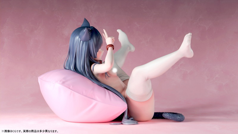 肉感少女 黒猫娘のおねだり 天音こゆき 1/5スケール塗装済み完成品フィギュア 画像9