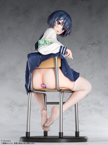 Hyouuma「何を見てるの？」風紀委員ちゃん 1/5スケール塗装済み完成品フィギュア 画像2