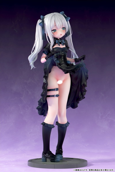 肉感少女 ゴシック姉妹のいたずら 黒霧ヒメル 1/5スケール塗装済み完成品フィギュア 画像10