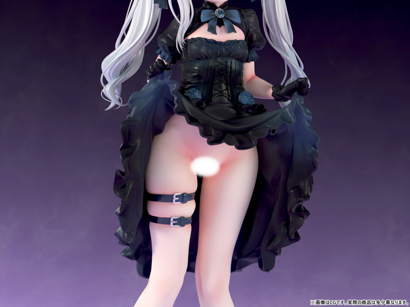 肉感少女 ゴシック姉妹のいたずら 黒霧ヒメル 1/5スケール塗装済み完成品フィギュア 画像18