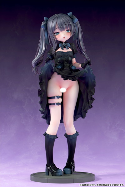 肉感少女 ゴシック姉妹のいたずら 黒霧メーア 1/5スケール塗装済み完成品フィギュア 画像11