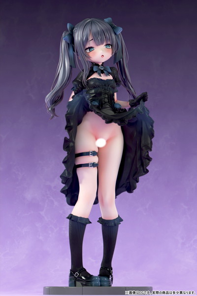 肉感少女 ゴシック姉妹のいたずら 黒霧メーア 1/5スケール塗装済み完成品フィギュア 画像15