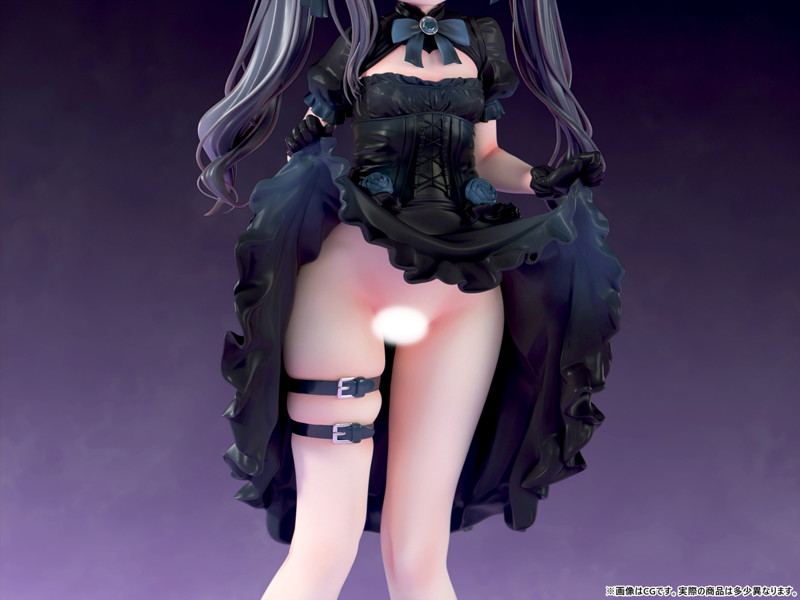 肉感少女 ゴシック姉妹のいたずら 黒霧メーア 1/5スケール塗装済み完成品フィギュア 画像18