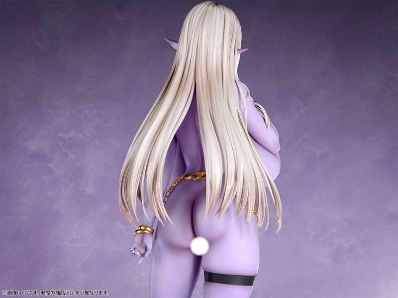 肉感少女 異世界の奴○市 出品番号02 紫肌ダークエルフ 1/6スケール塗装済み完成品フィギュア 画像16