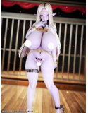 肉感少女 異世界の奴○市 出品番号02 紫肌ダークエルフ 1/6スケール塗装済み完成品フィギュア 画像1