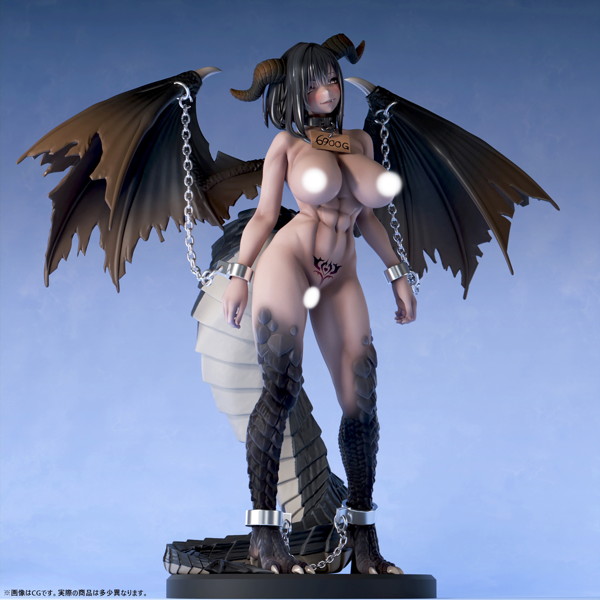 肉感少女 異世界の奴○市 出品番号03 ドラゴン娘 1/6スケール塗装済み完成品フィギュア 画像14