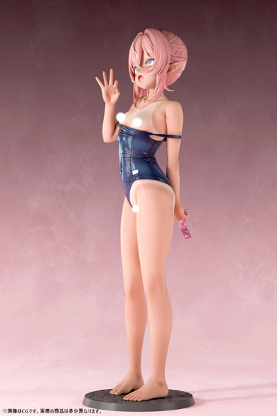 肉感少女 スク水日焼けのちっぱいエルフ ミーナ 1/5スケール塗装済み完成品フィギュア 画像4