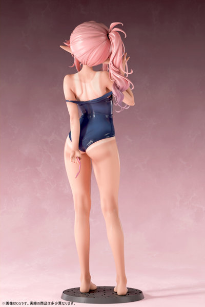 肉感少女 スク水日焼けのちっぱいエルフ ミーナ 1/5スケール塗装済み完成品フィギュア 画像7
