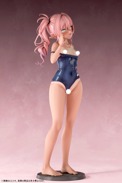 肉感少女 スク水日焼けのちっぱいエルフ ミーナ 1/5スケール塗装済み完成品フィギュア 画像9