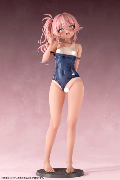 肉感少女 スク水日焼けのちっぱいエルフ ミーナ 1/5スケール塗装済み完成品フィギュア 画像11