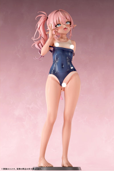 肉感少女 スク水日焼けのちっぱいエルフ ミーナ 1/5スケール塗装済み完成品フィギュア 画像15